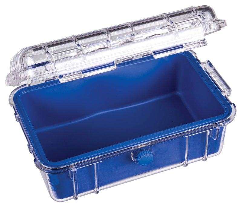 Flambeau Outdoors 502HD HD Tuff Box 500 with Zerust Anti-Corrosion Liner, Dry Box Storage, Large, Blue/Clear - Image 2